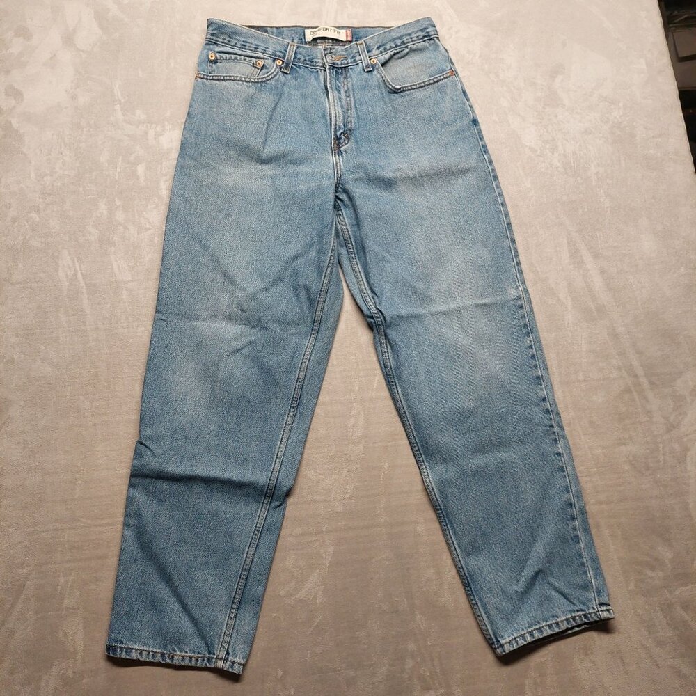 VTG Levis 560 Comfort Fit Jeans Mens W33 L32 Blue Denim Casual Wear